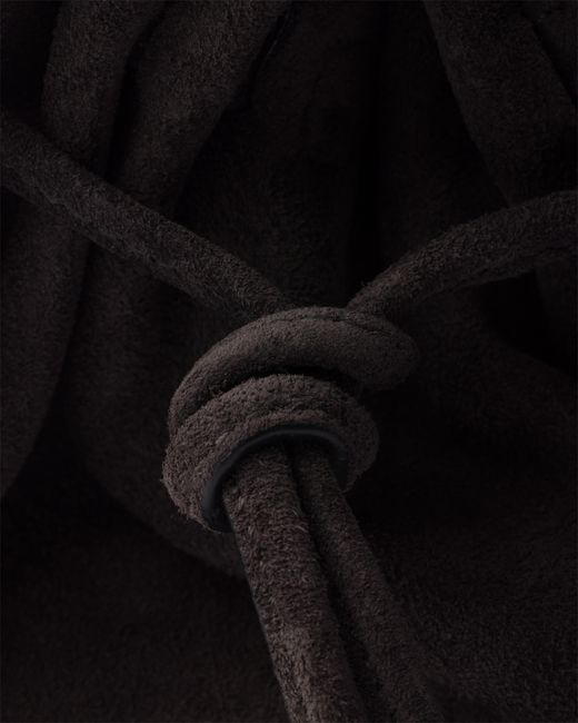 Prada Black Bonnie Medium Suede Handbag