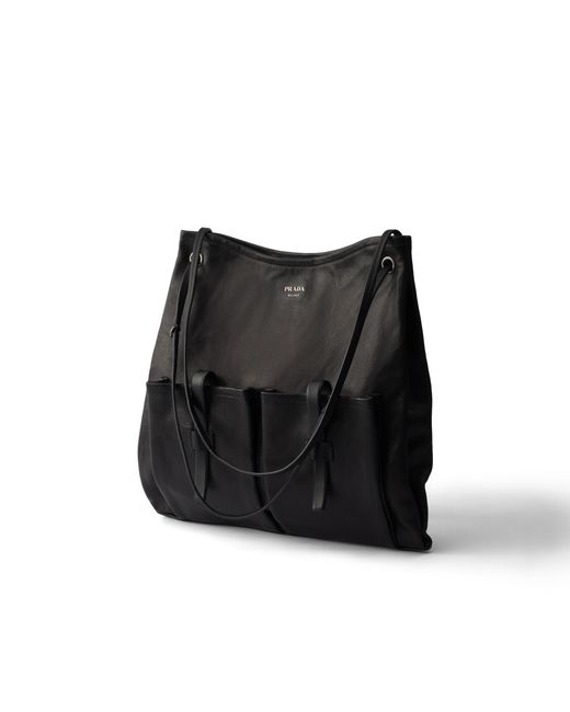 Borsa Route Extra Large di Prada in Black