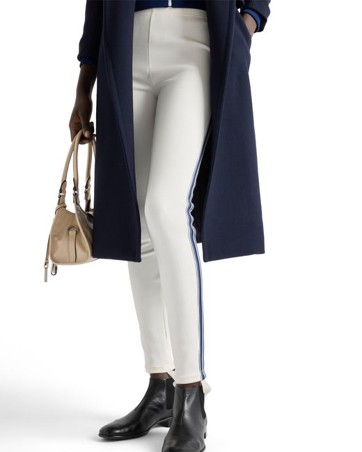 Prada White Fleece Leggings