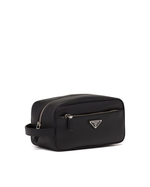 Pouch Da Viaggio di Prada in Black da Uomo