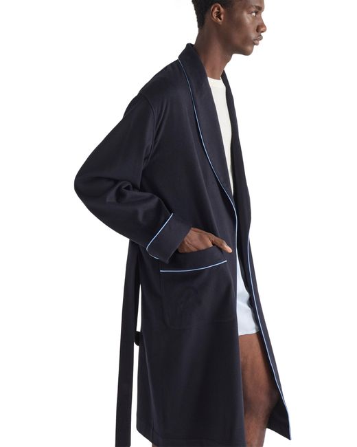 Prada Blue Cashmere Robe for men