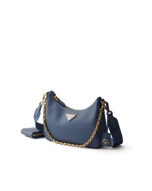 Borsa Re-Edition 2005 di Prada in Blue