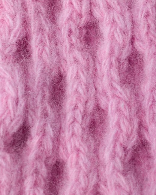 Prada Pink Wool Beanie