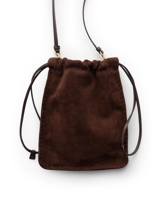 Porta Smartphone di Prada in Brown