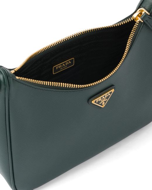 Prada Reedition 2005 Saffiano Leather Bag in Emerald Green (Green) Lyst