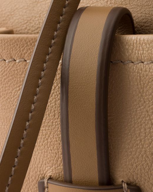Prada Brown Route Large Leather Bag