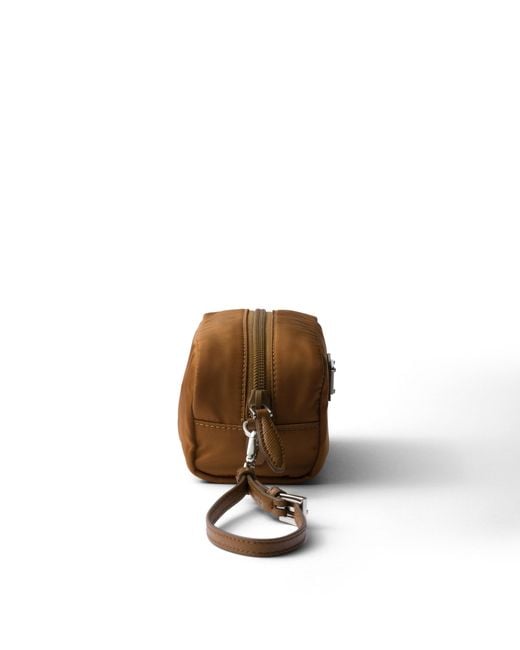 Prada Brown Mini Re-Nylon Pouch