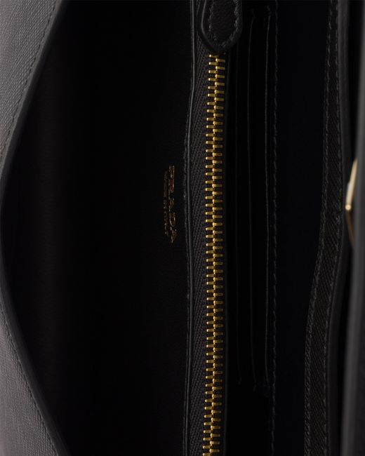 Prada White Mini Saffiano Leather Bag