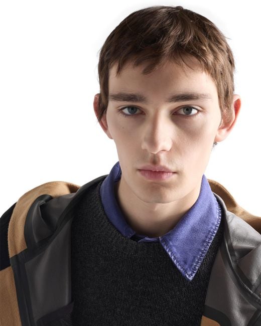 Giubbotto di Prada in Natural da Uomo