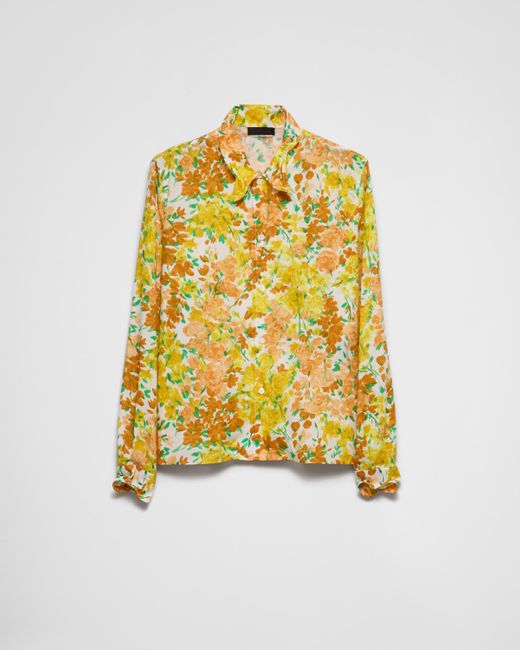 Camicia di Prada in Yellow da Uomo