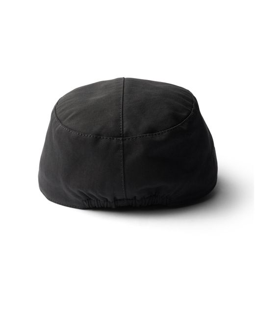 Prada White Cotton Baseball Cap for men