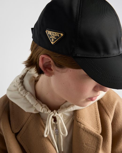 Prada Re Nylon Baseball Cap in Black Lyst UK