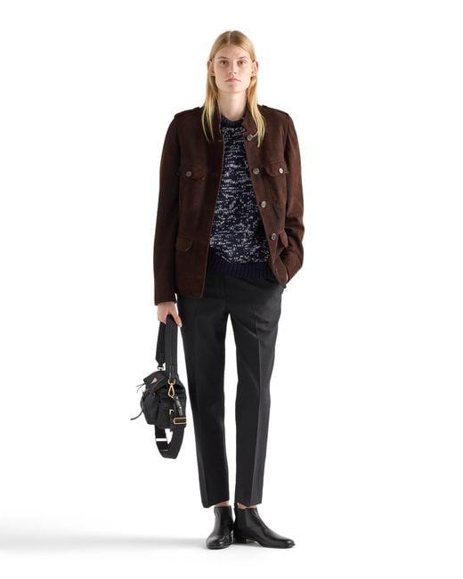 Prada Brown Suede Jacket