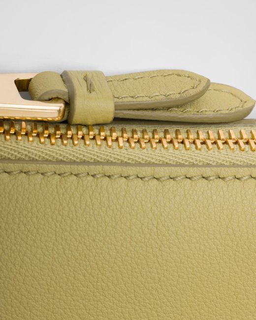 Pochette En Cuir Prada en coloris Green