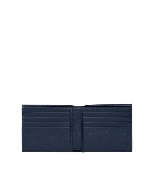 Prada White Saffiano Leather Wallet for men