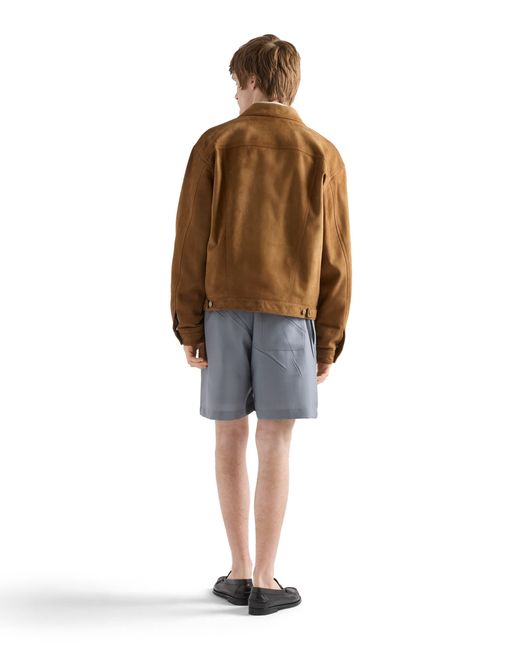 Prada Brown Suede Jacket for men