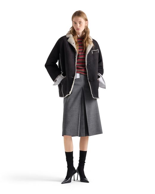 Caban di Prada in Black