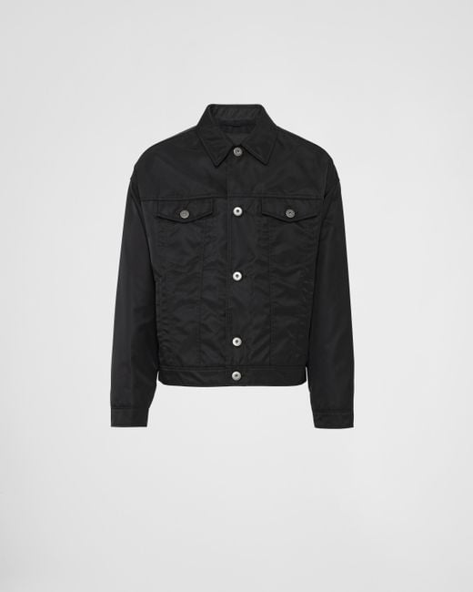 Prada Black Re-Nylon Jacket for men