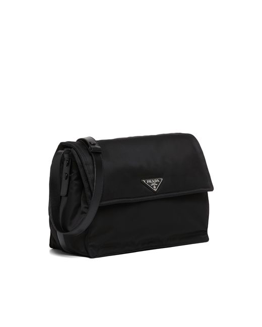 Prada Black Re-nylon Large Padded Shoulder Bag