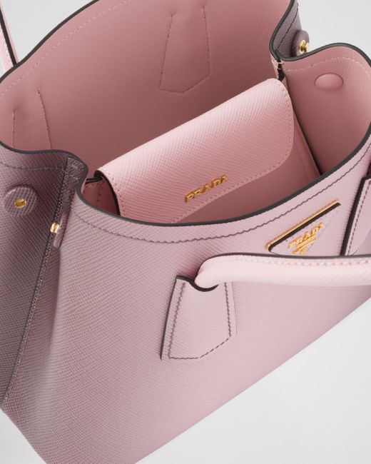Prada Pink Double Saffiano Leather Mini-bag