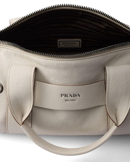 Prada Multicolor Route Large Leather Top-Handle Bag