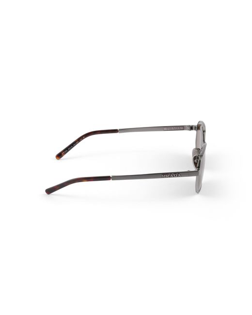 Prada White Sunglasses With Logo for men