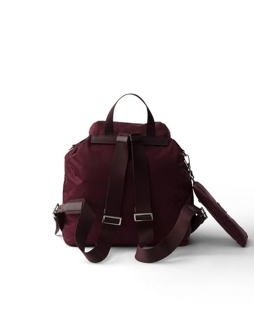 Zaino Medium di Prada in Red
