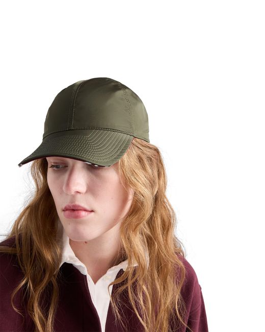 Prada Green Re-Nylon Baseball Cap