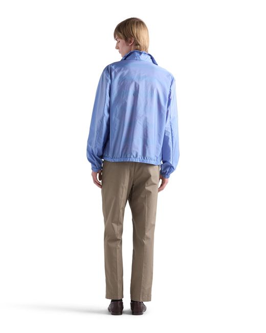Prada Blue Re-Nylon Jacket, Light for men