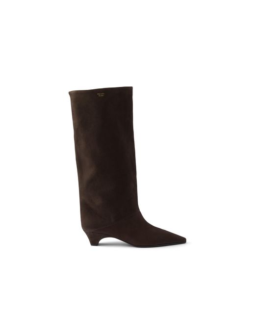 Prada Black Leather Boots