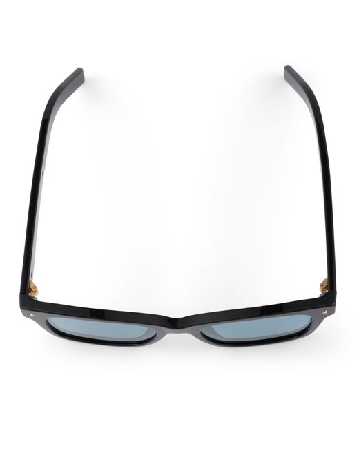 Prada Blue Sunglasses With The Iconic Metal Plaque for men