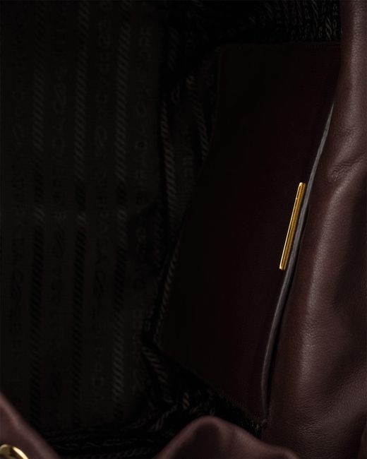 Prada Brown Explore Medium Nappa Leather Backpack