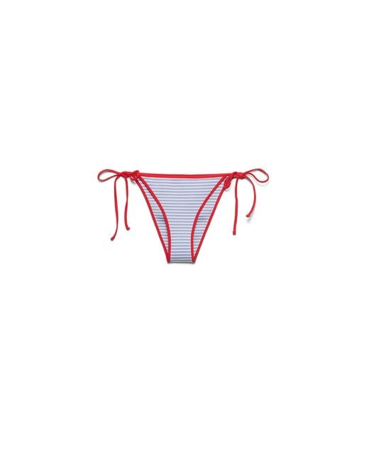 Prada Pink Interlock Jersey Bikini Bottom, Periwinkle