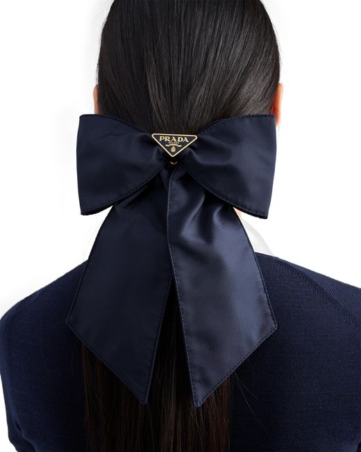 Prada Blue Re-Nylon Hair Clip
