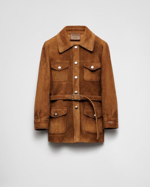 Giubbotto di Prada in Brown