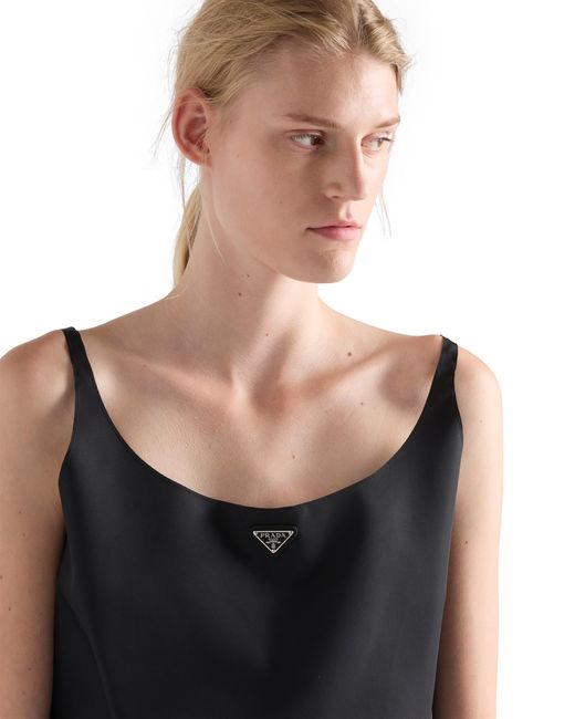 Prada Black Re-Nylon Tank Top
