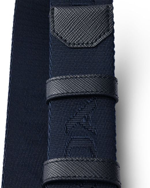 Cinturón De Re-Nylon, Hombre, Talla Prada de hombre de color Blue