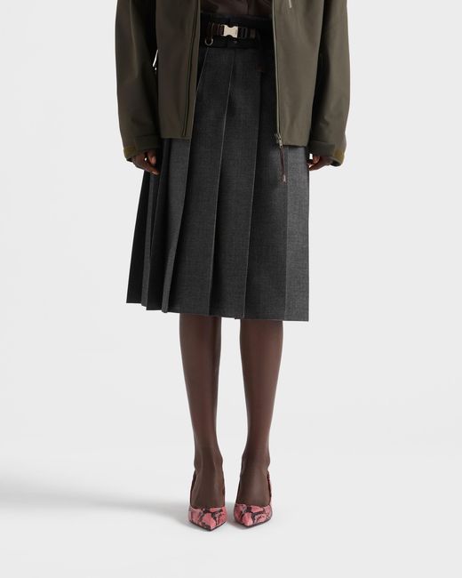 Prada Pink Printed Ayers Leather Pumps