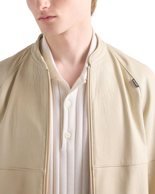 Prada Natural Nappa Leather Jacket for men