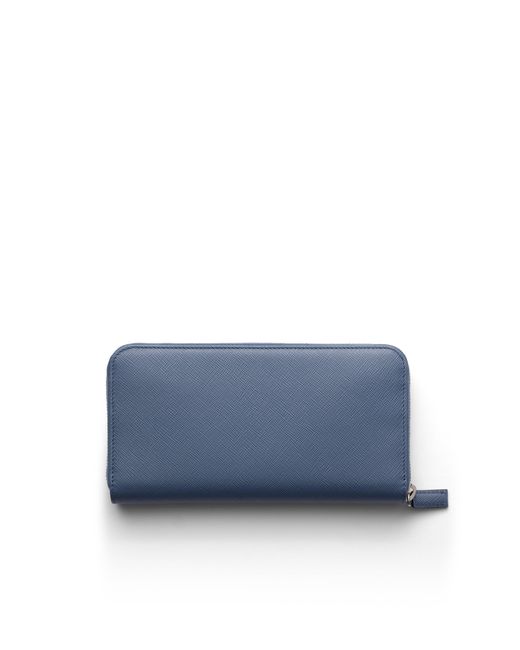 Prada Blue Saffiano Wallet for men