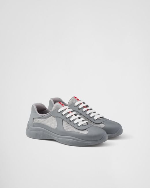 Sneakers America's Cup Soft di Prada in Gray da Uomo