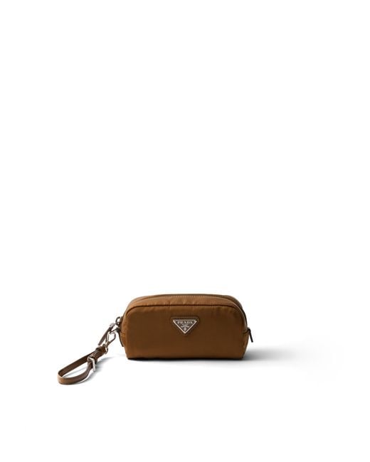 Prada Brown Mini Re-Nylon Pouch