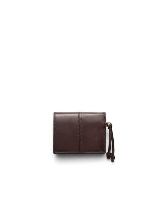 Prada Brown Small Leather Wallet