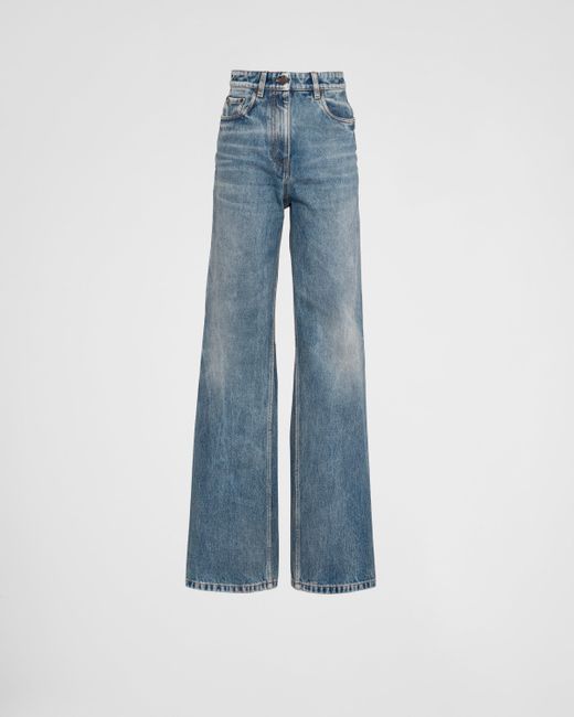 Prada Blue Five-Pocket Denim Jeans
