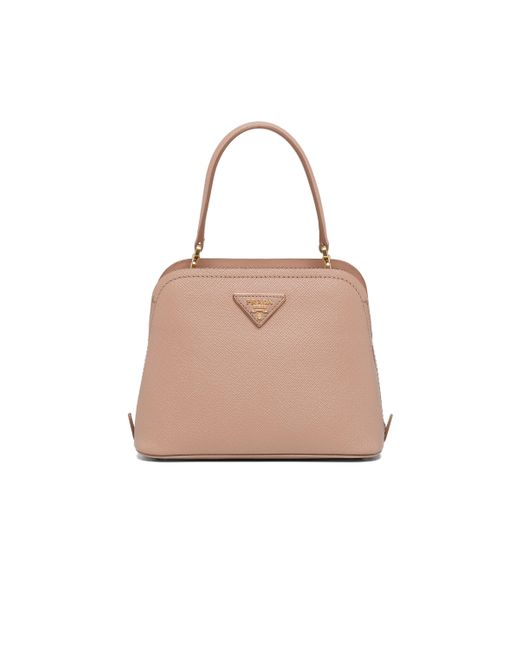 Prada Pink Matinée Small Saffiano Leather Bag