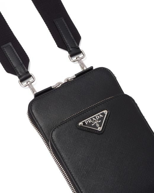 Porta Smartphone di Prada in Black