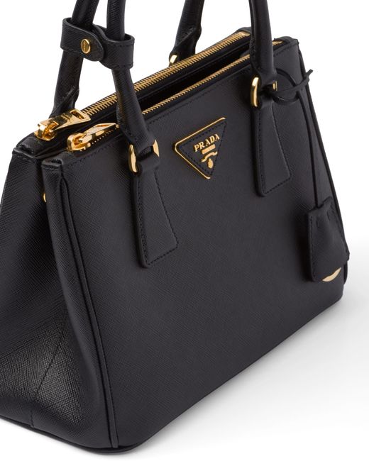 Prada Black Galleria Small Saffiano Leather Bag