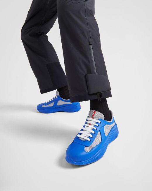 Sneakers America'S Cup Soft di Prada in Blue da Uomo