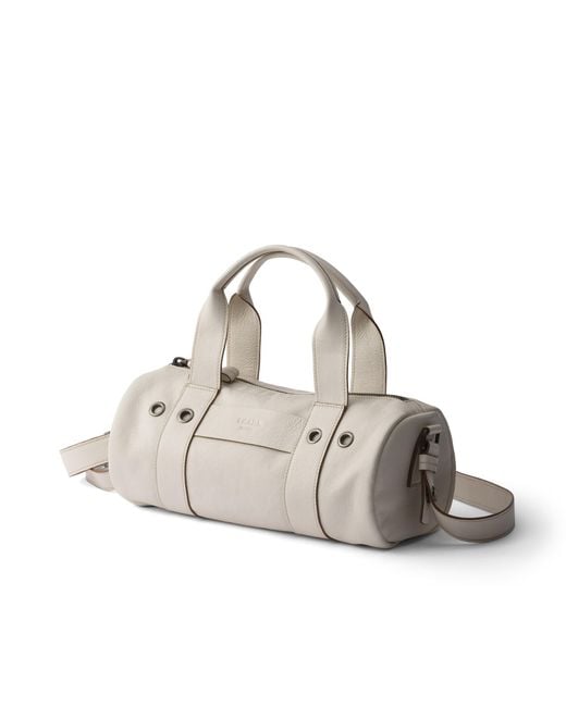 Prada Multicolor Route Large Leather Top-Handle Bag