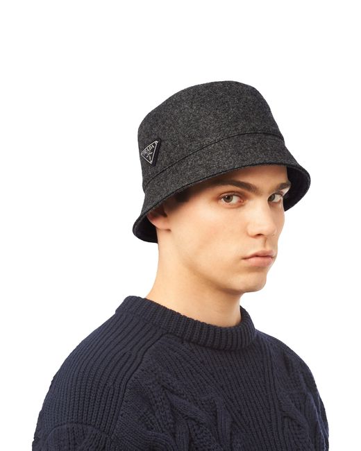 Cappello di Prada in Black da Uomo